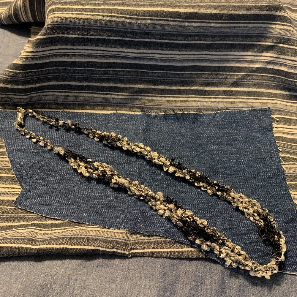 Fabric Knitted Necklace